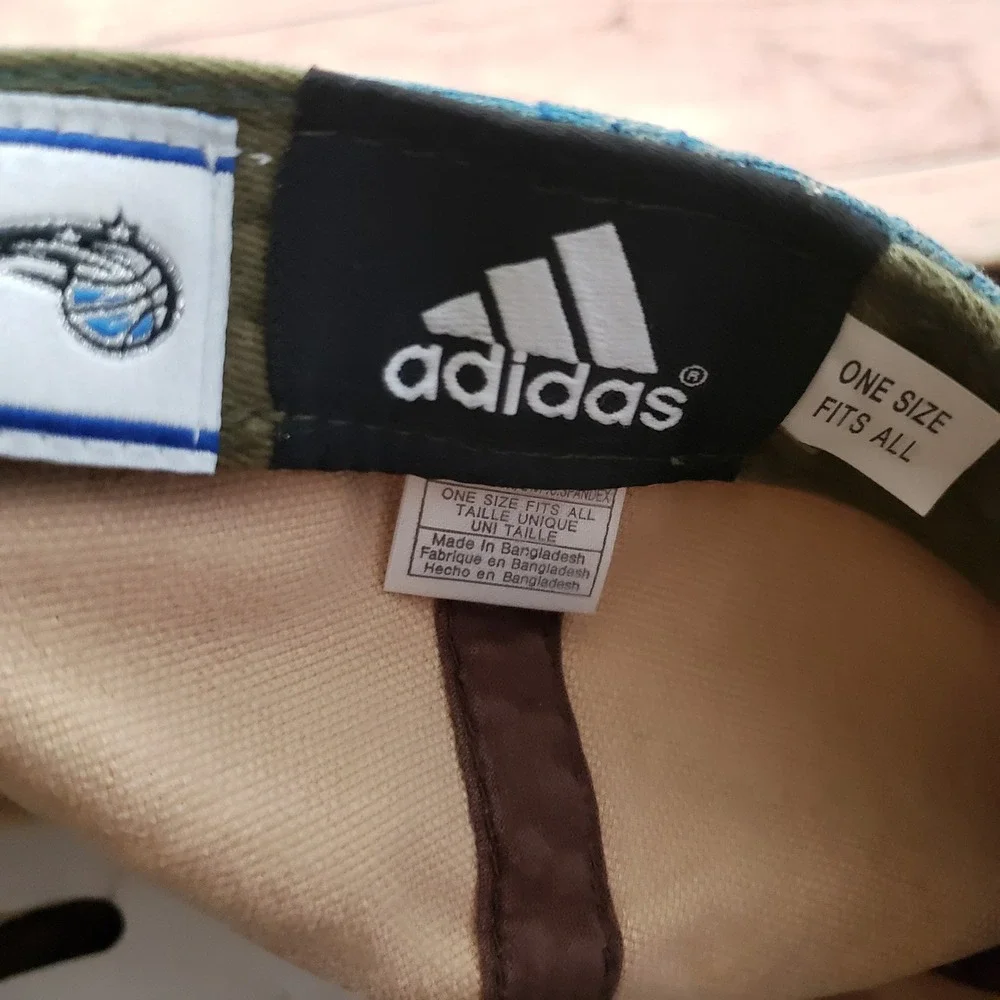 Orlando Magic Hat Cap Strap Back Blue Adjustable Men NBA Basketball Adidas Denim
